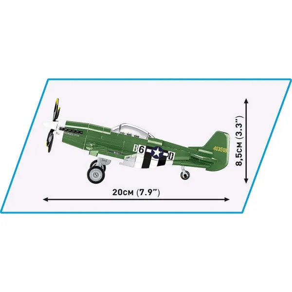 COBI: Gioco di costruzione del caccia Mustang P-51D (5860) immagine 6