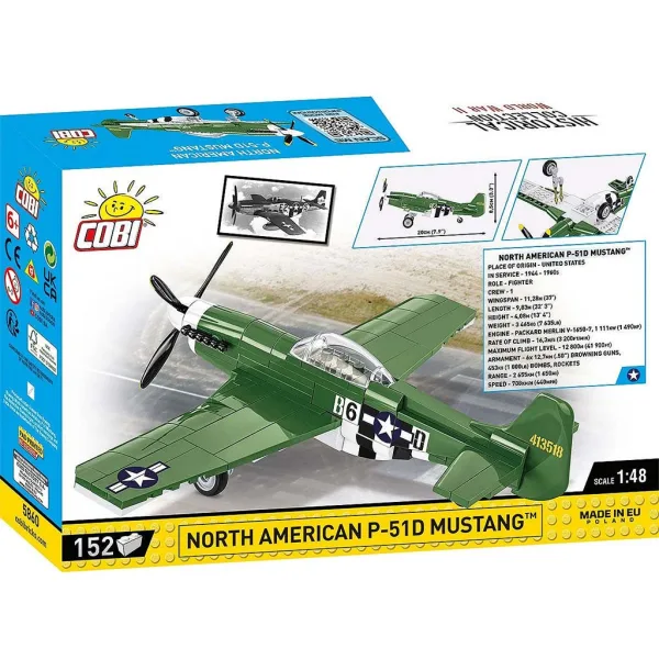 COBI: Gioco di costruzione del caccia Mustang P-51D (5860) immagine 8