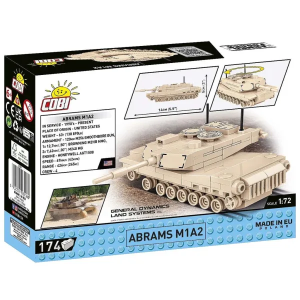 COBI: Gioco di costruzione del carro armato Abrams M1A2 (3106) immagine 5