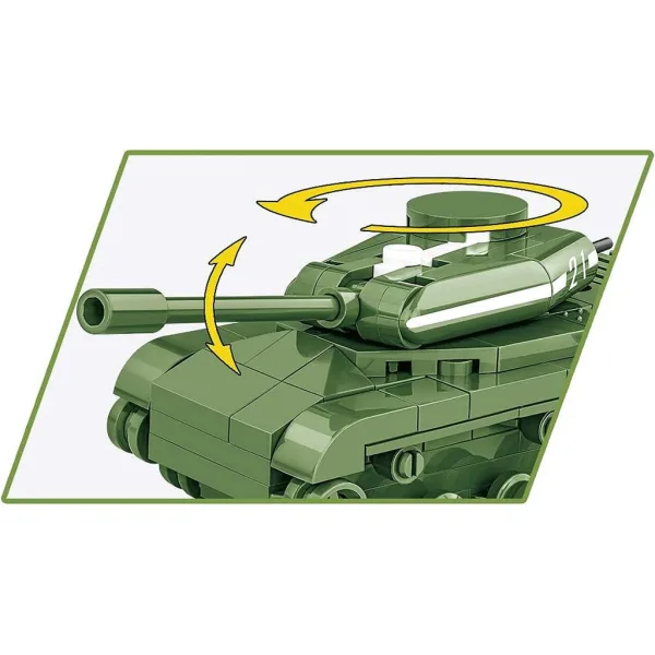 COBI: Gioco di costruzione del carro armato IS-2 (3098) immagine 3