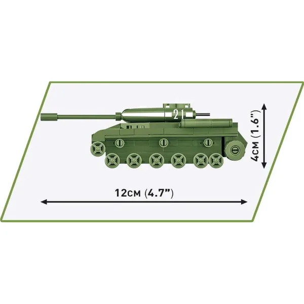 COBI: Gioco di costruzione del carro armato IS-2 (3098) immagine 4
