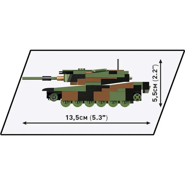 COBI: Gioco di costruzione del carro armato K2 Black Panther (3107) immagine 4