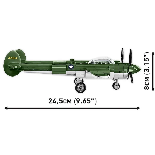 COBI: Gioco di costruzione dell’aereo Lockheed P-38 Lightning (5882) immagine 3
