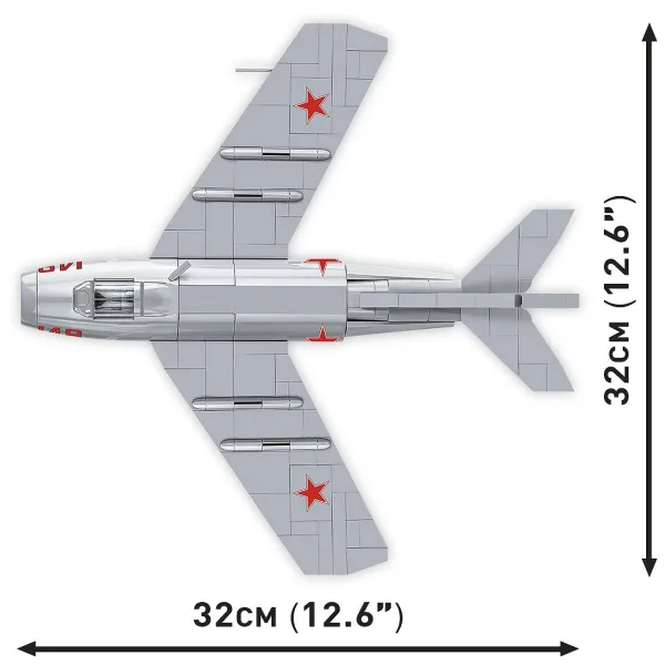 COBI: Gioco di costruzione dell’aereo MiG-15 Fagot (2416) immagine 3