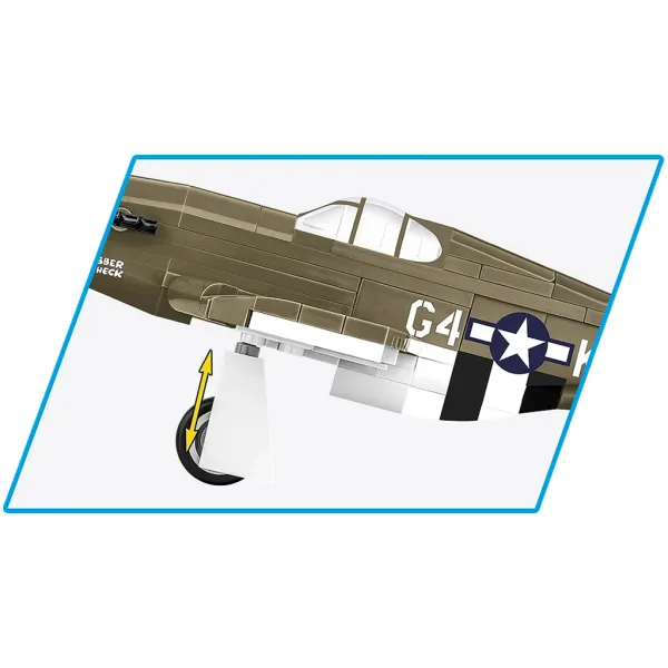 COBI: Gioco di costruzione dell’aereo Mustang P-51B (5869) immagine 3