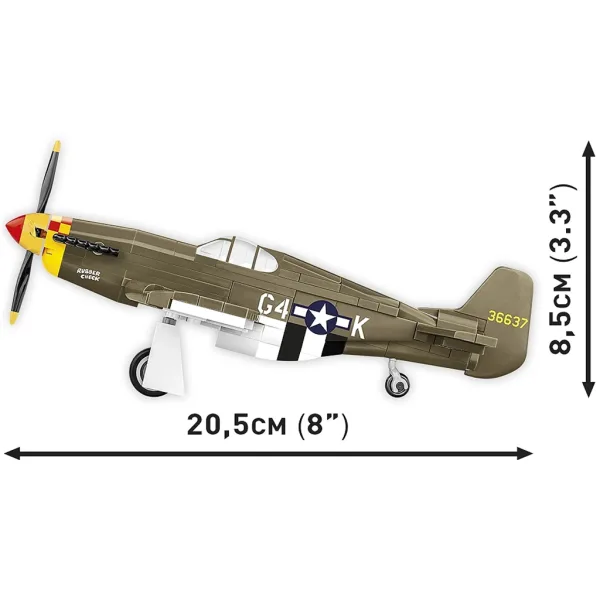COBI: Gioco di costruzione dell’aereo Mustang P-51B (5869) immagine 4
