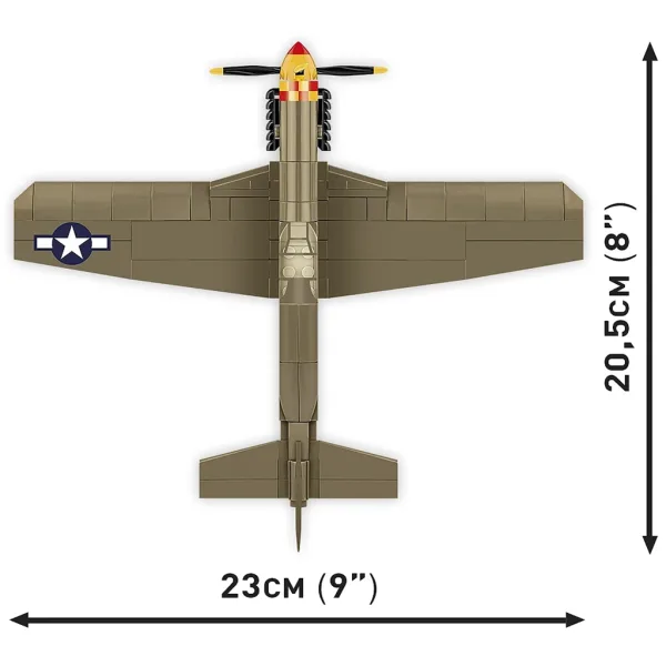 COBI: Gioco di costruzione dell’aereo Mustang P-51B (5869) immagine 5