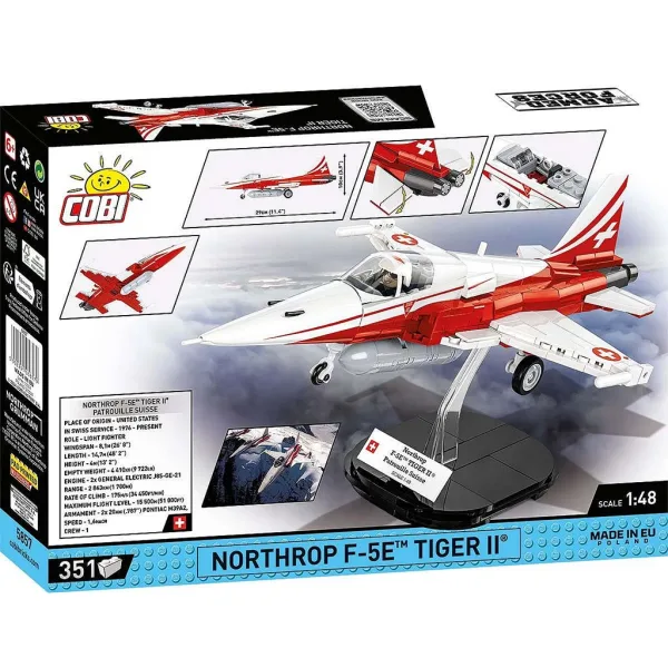 COBI: Gioco di costruzione dell’aereo Northrop F-5 Tiger II (5857) immagine 8