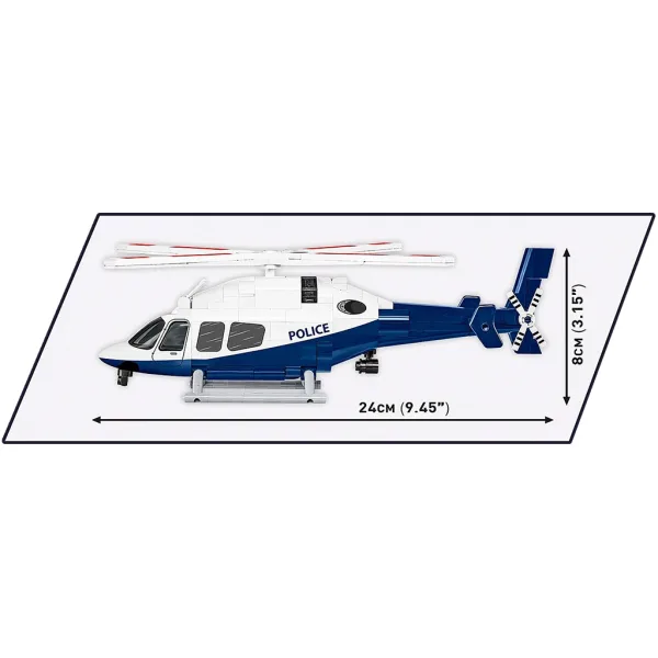 COBI: Gioco di costruzione elicottero della Polizia Bell 429 (26630) immagine 4