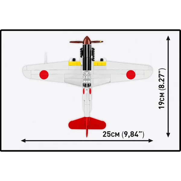 COBI: Kawasaki Ki-61 Hien della Seconda Guerra Mondiale - set da costruzione (5872) immagine 4