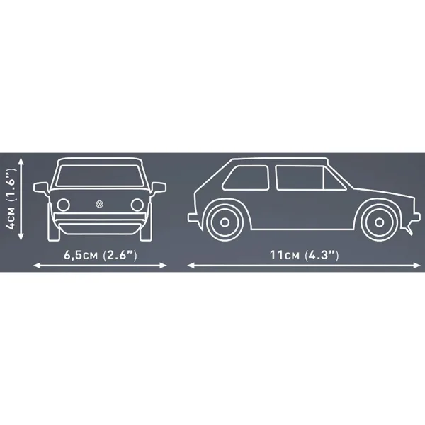 COBI: Kit di costruzione Volkswagen Golf Mk1 (24613) immagine 4