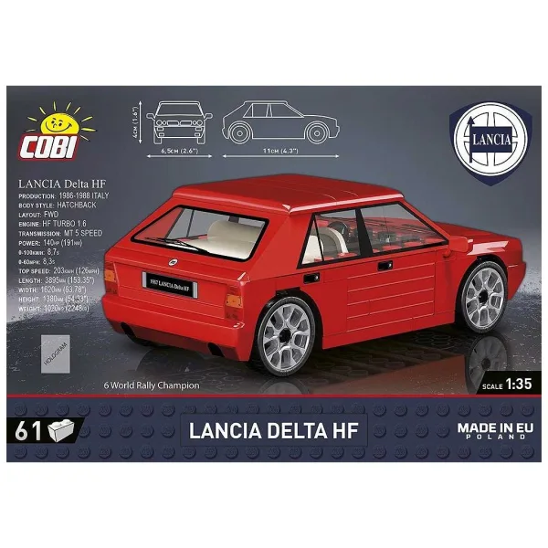 COBI: Lancia Delta HF - set da costruzione di auto (24508) immagine 2