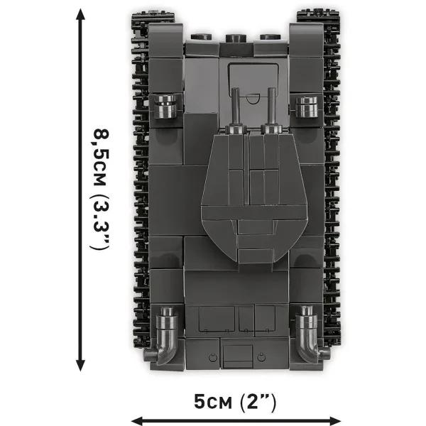 COBI: Panzer I, Renault R35 e Valentine IX – Gioco di costruzione 3 in 1 (2740) immagine 4