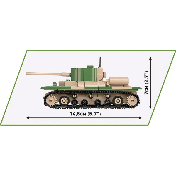 COBI: Panzer I, Renault R35 e Valentine IX – Gioco di costruzione 3 in 1 (2740) immagine 5