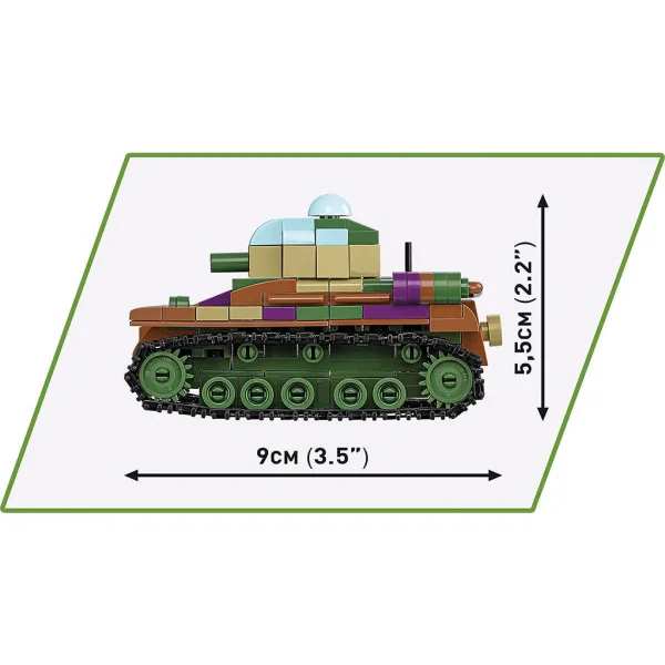 COBI: Panzer I, Renault R35 e Valentine IX – Gioco di costruzione 3 in 1 (2740) immagine 6