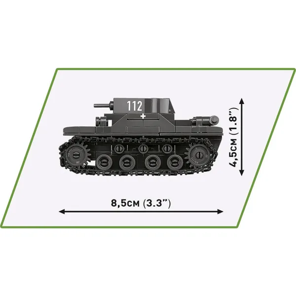 COBI: Panzer I, Renault R35 e Valentine IX – Gioco di costruzione 3 in 1 (2740) immagine 7