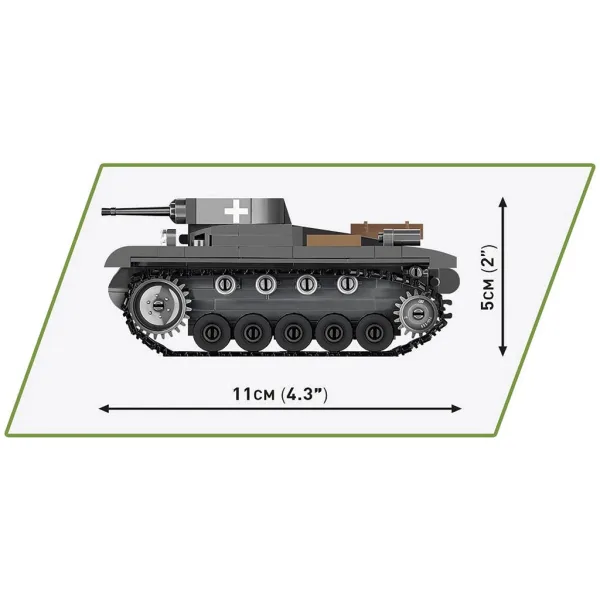 COBI: Panzer II Ausf. A gioco da costruzione (2718) immagine 5