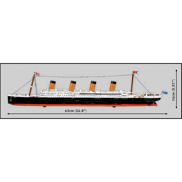 COBI: R.M.S. Titanic — set da costruzione della nave (1688) immagine 4