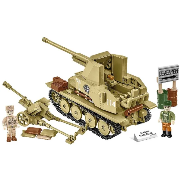 COBI: Sd.Kfz. 139 Marder III carro armato set di costruzione (3131) immagine 3