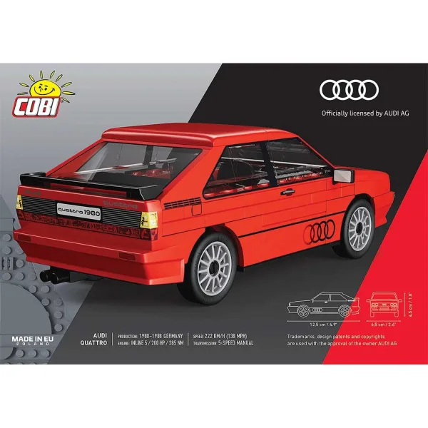 COBI: Set da costruzione Audi Quattro 1980 (24664) immagine 2