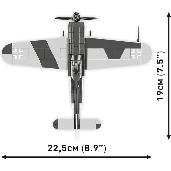 COBI: Set da costruzione Focke-Wulf FW 190 F-8 della Seconda Guerra Mondiale (5871) immagine 5