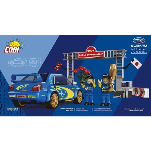 COBI: Set da costruzione Subaru Impreza WRC 2004 (24652) immagine 2