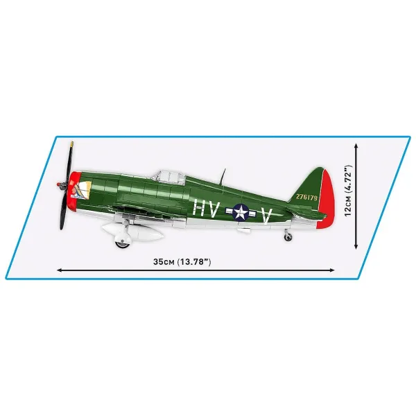 COBI: Set da costruzione WW II P-47 Thunderbolt (5737) immagine 4