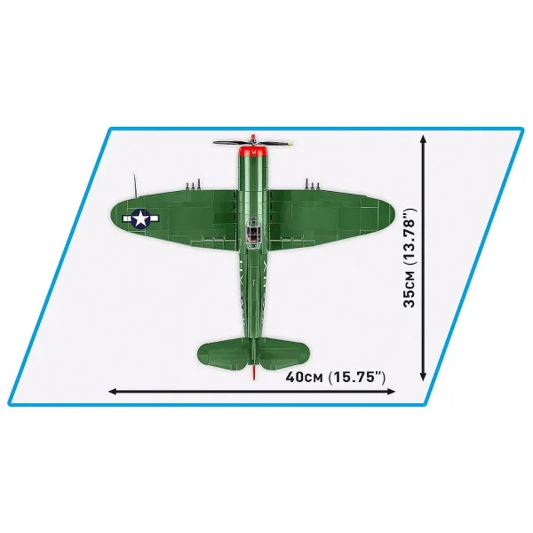 COBI: Set da costruzione WW II P-47 Thunderbolt (5737) immagine 5