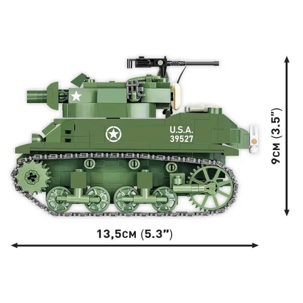 COBI: Set da costruzione della Seconda Guerra Mondiale - Carro armato H.M.C M8 Scott (2279) immagine 4