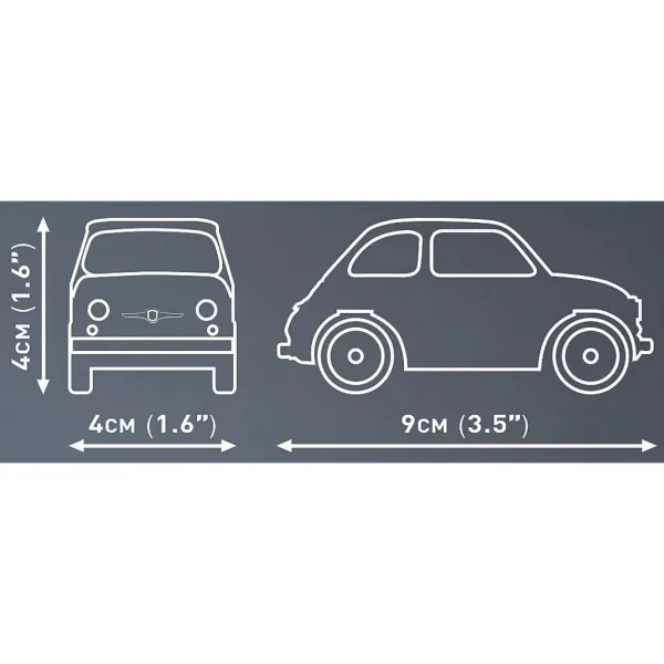 COBI: Set di costruzione Fiat Abarth 595 (24514) immagine 3