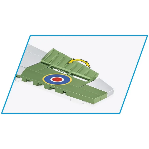 COBI: Set di costruzione Spitfire Mk XVI Bubbletop (5865) immagine 4