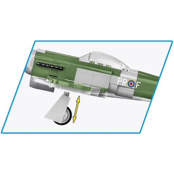COBI: Set di costruzione Spitfire Mk XVI Bubbletop (5865) immagine 5
