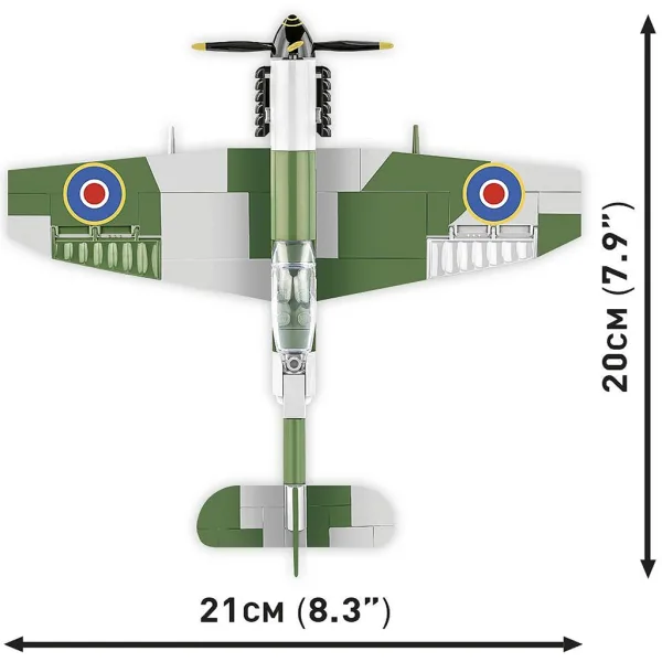 COBI: Set di costruzione Spitfire Mk XVI Bubbletop (5865) immagine 6