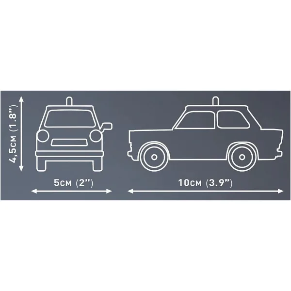 COBI: Set di costruzione Trabant 601 Polizei (24541) immagine 3