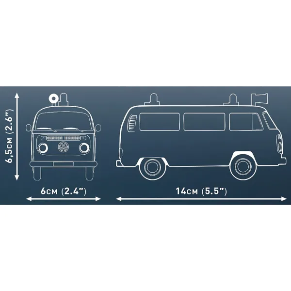 COBI: Set di costruzione Volkswagen T2b Camion dei Pompieri (24622) immagine 4