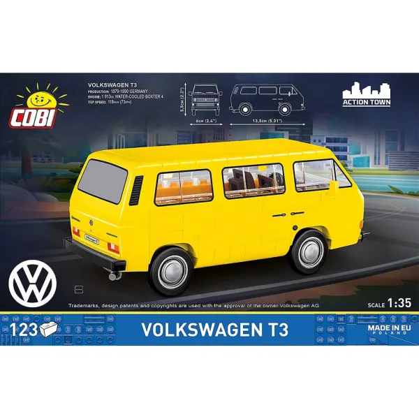 COBI: Set di costruzione Volkswagen T3 (24634) immagine 2