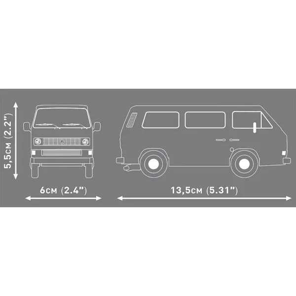 COBI: Set di costruzione Volkswagen T3 (24634) immagine 4