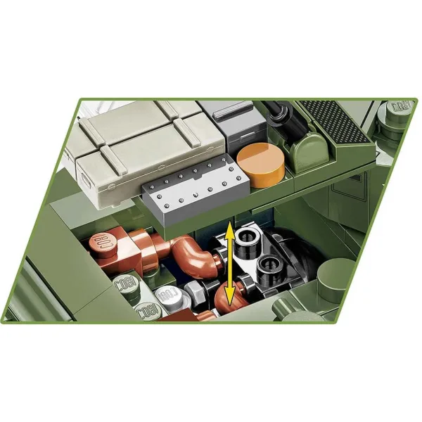COBI: Set di costruzione carro armato M3 Stuart (3129) immagine 4