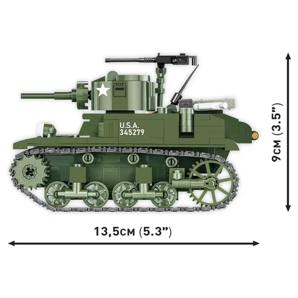 COBI: Set di costruzione carro armato M3 Stuart (3129) immagine 6