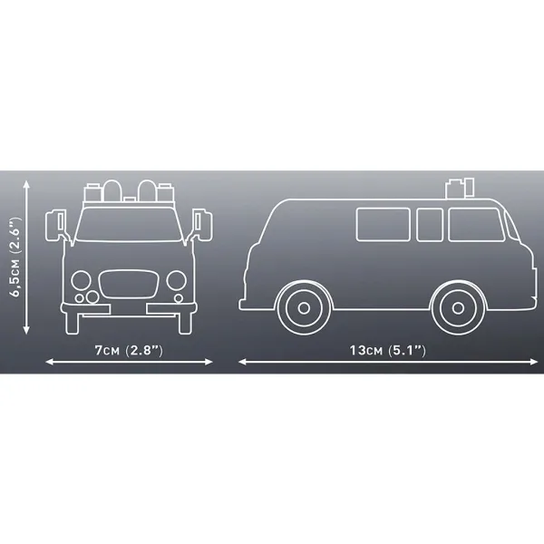 COBI: Set di costruzione dell’ambulanza Barkas B1000 (24595) immagine 4