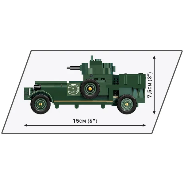 COBI: Set di costruzione dellauto blindata Rolls Royce 1920 Pattern Mk I (2988) immagine 3