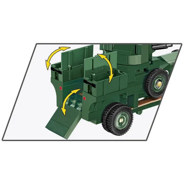 COBI: Set di costruzione dellauto blindata Rolls Royce 1920 Pattern Mk I (2988) immagine 6
