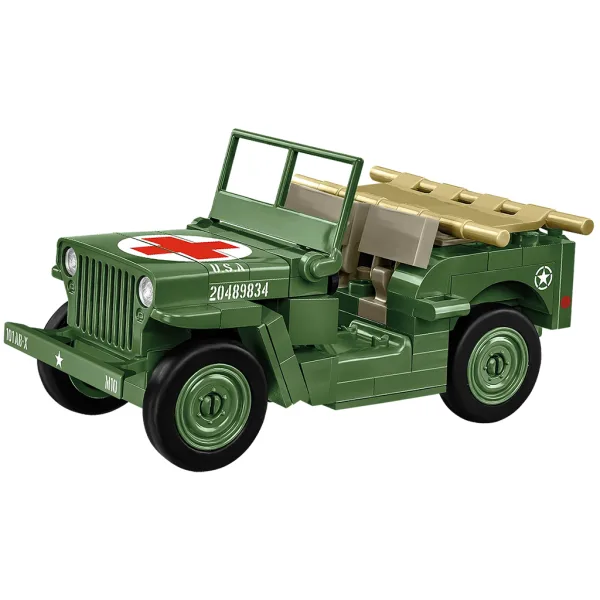 COBI: Set di costruzione veicolo medico Willys MB (2295) immagine 2