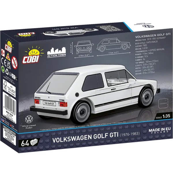 COBI: Set di costruzioni Volkswagen Golf GTI (24614) immagine 3