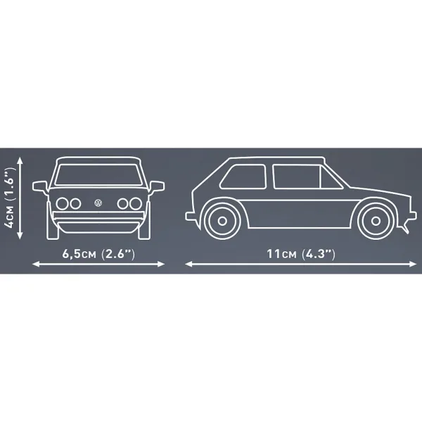 COBI: Set di costruzioni Volkswagen Golf GTI (24614) immagine 4