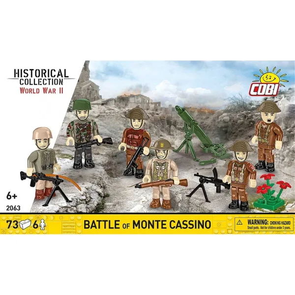 COBI: Set di figure della Battaglia di Montecassino (Seconda Guerra Mondiale) (2063) immagine 1