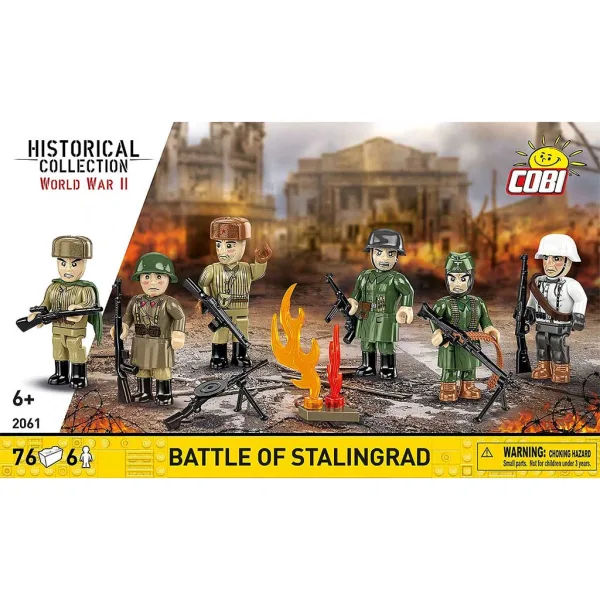 COBI: Set di figure della Battaglia di Stalingrado (Seconda Guerra Mondiale) (2061) immagine 1