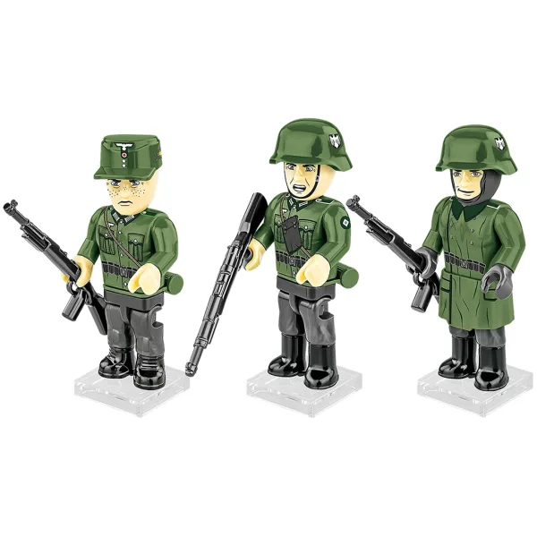 COBI: Set di figure di fanteria tedesca della Seconda Guerra Mondiale (2060) immagine 2