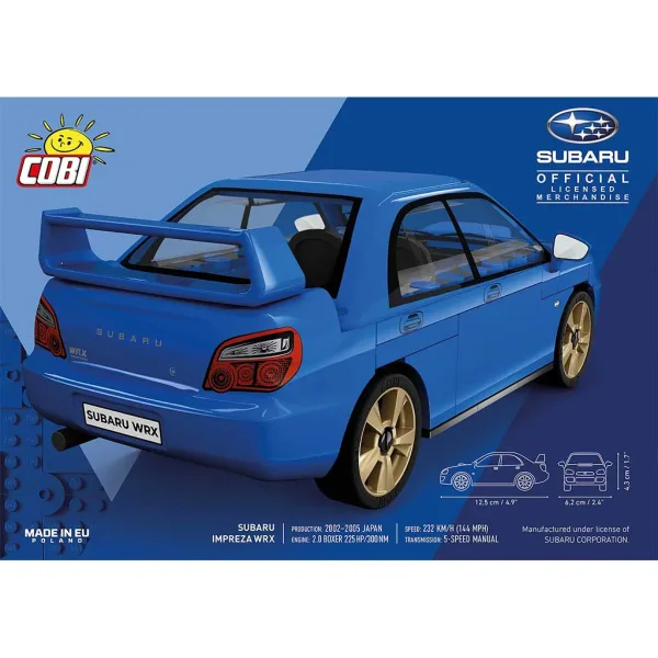 COBI: Subaru Impreza WRX gioco di costruzione di auto (24648) immagine 2