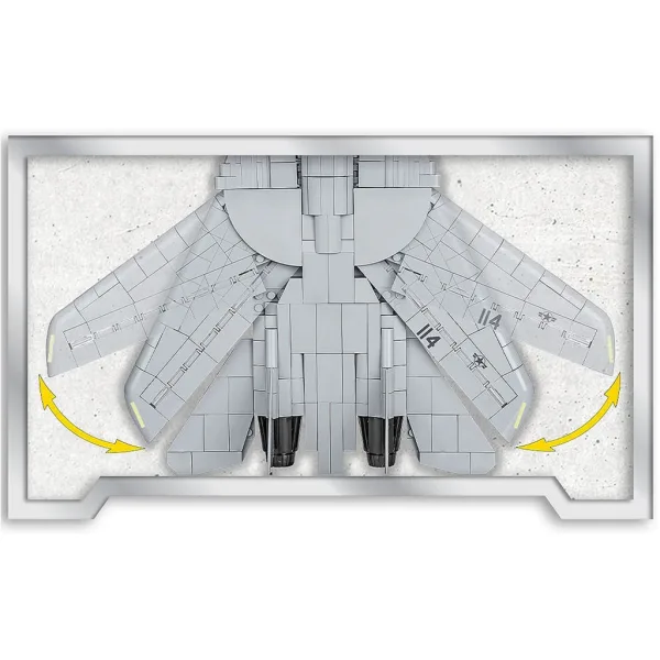 COBI: Top Gun F-14A Tomcat™ set da costruzione (5811A) immagine 4